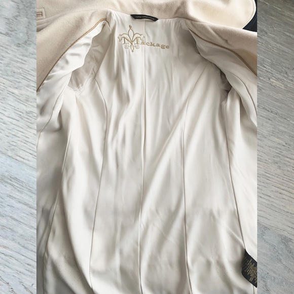 Mackage | Wool Cashmere Peacoat Coat with Leather Trims - Picture 12 of 16